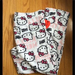 Hello kitty cozy plush pajamas